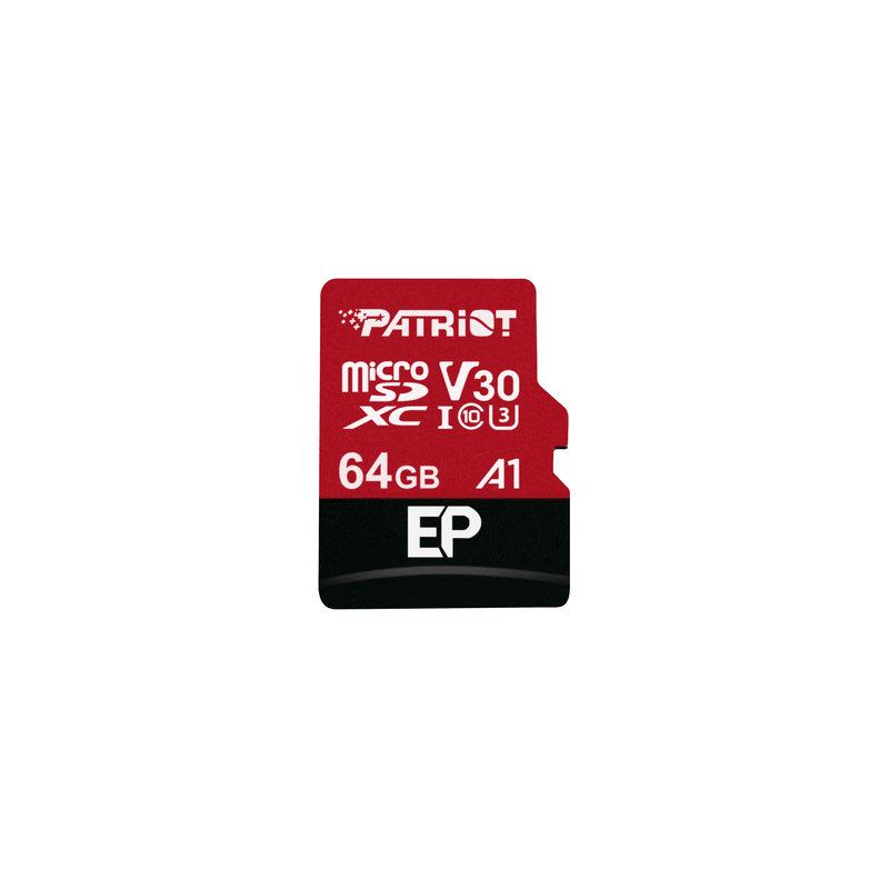 Patriot microSD 64GBEP V30 A1, C10, U3R/W : 90/80MB - image 1