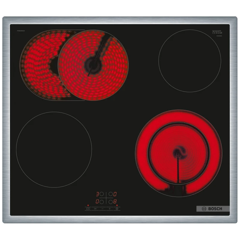 BOSCH Staklokeramička ploča Serie 4|  INOX okvir, DE - image 1