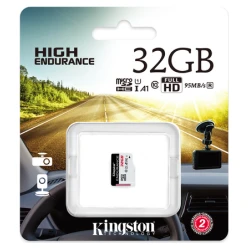 Kingston microSD 32GBHigh Endurance microSD,95MB/s,30MB/s - thumbnail 2