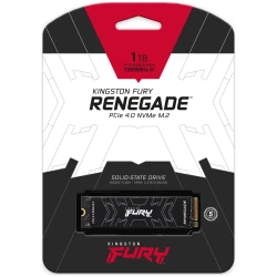 Kingston SSD 1TB NVMe M.2Fury Renegade,  PCIe 4.0R/W : 7300/6000MB/s - thumbnail 1