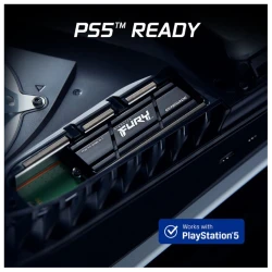 Kingston SSD 1TB NVMe M.2 Fury Renegade, PCIe 4.0R/W : 7300/6000MB/s, with heatisnk - thumbnail 3