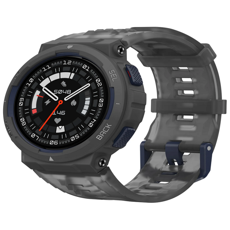 Amazfit Active Edge Midnight Pulse; 1.32"; 10 ATM - 100 metara pod vodom; adidas partnership - image 1