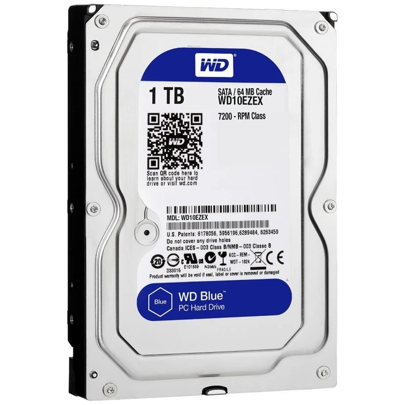 WD HDD 1TB SATA3 64MB Cav BlueCaviar Blue,6Gb/s - image 1
