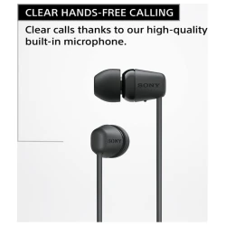 Sony slusalice WIC100, crnein-Ear; Bluetooth; sa mikrofon - thumbnail 2