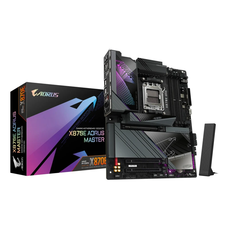 Gigabyte MB X870E AORUS MASTERAM5, 4x DDR5, 4x M.2, 4xSATA2x HDMI, 2x DP, 12x USB, ATX - image 1
