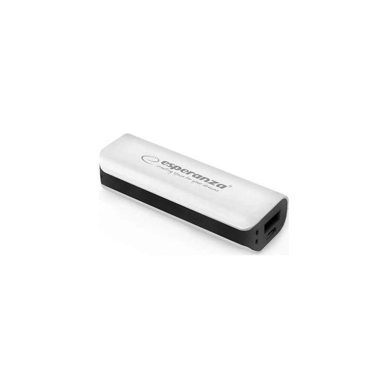 PowerBank ESPERANZA JOULE, 2200mAh, WHITE/BLACK, EMP103WK - image 1