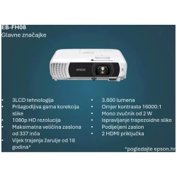 Projektor Epson EB-FH08 - thumbnail 2