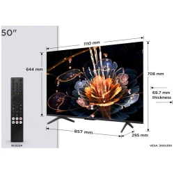 TV TCL Premium QD-MiniLED 50C61KS - thumbnail 2