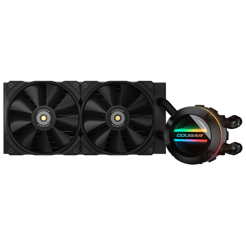 COUGAR POSEJDON GT 240 AiO Vodeno Hlađenje, 240mm, RGB, Dvostruki ventilator, Kompatibilnost Intel/AMD - image 1