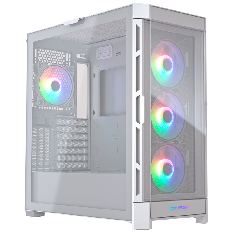 COUGAR Kućište AIRFACE ECO RGB, Mid Tower, RGB osvjetljenje, bijelo - image 1