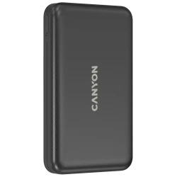 Canyon Eksterni punjač PB-1001 10000 mAh, 18W PD, QC 3.0, Bežično punjenje 10W, Crni - thumbnail 3