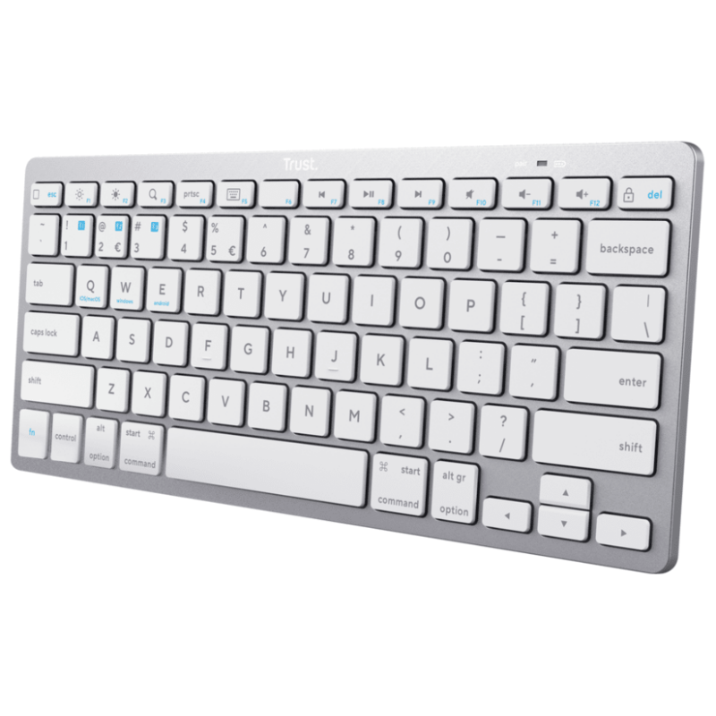 Trust Basics bluetoothwireless tastatura, ultra-thin, bluetooth 4.0, 10 m range, bijela - image 1