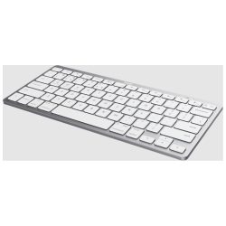 Trust Basics bluetoothwireless tastatura, ultra-thin, bluetooth 4.0, 10 m range, bijela - thumbnail 2