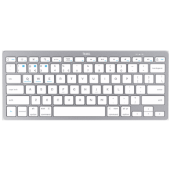 Trust Basics bluetoothwireless tastatura, ultra-thin, bluetooth 4.0, 10 m range, bijela - thumbnail 3