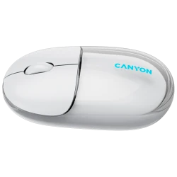 Canyon Bežični Miš OnClick 24 BT, Transparentan, Bijeli, Bluetooth - thumbnail 4