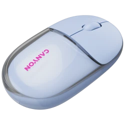 Canyon Bežični Miš OnClick 24 BT - Transparentno/Plavi, Bluetooth, Wireless, Moderan Dizajn - thumbnail 6