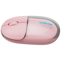 Canyon Bežični Miš OnClick 24 BT, Transparentan, Rozi, Bluetooth - thumbnail 4
