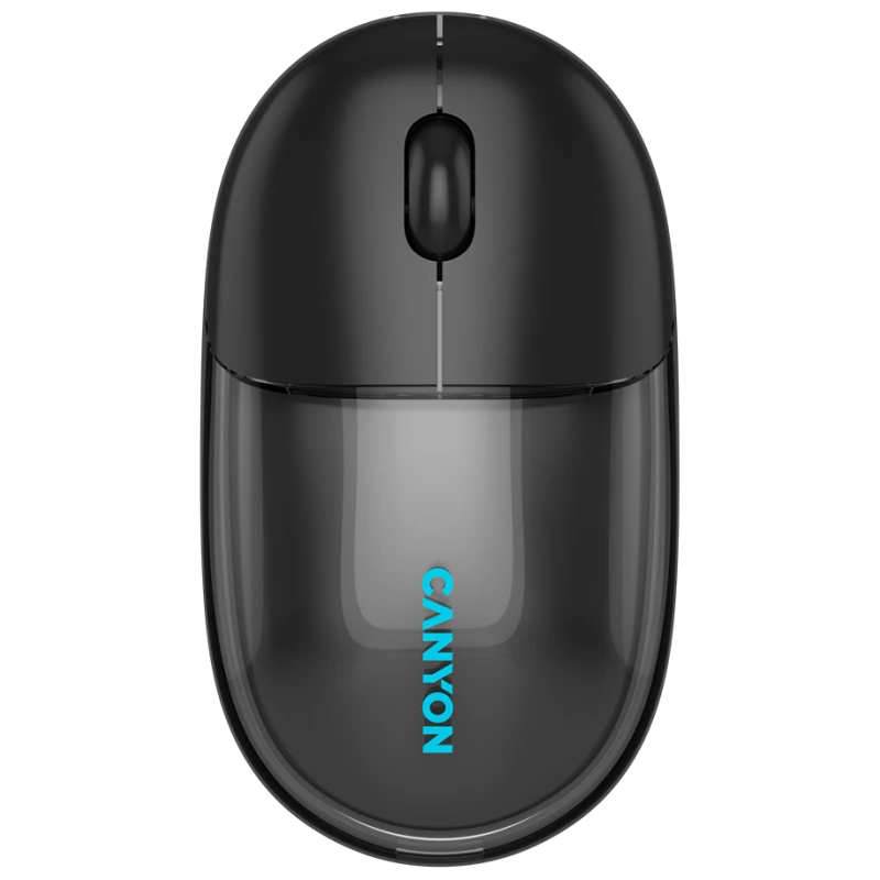 Canyon Bežični Miš OnClick 24 BT, Transparentan, Crni, Bluetooth - image 1