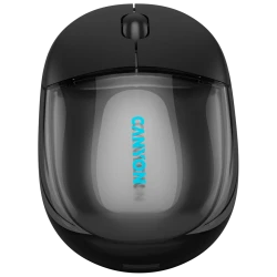 Canyon Bežični Miš OnClick 24 BT, Transparentan, Crni, Bluetooth - thumbnail 2