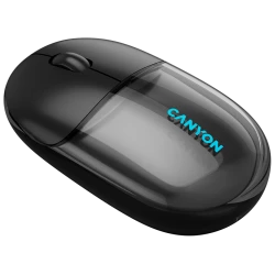 Canyon Bežični Miš OnClick 24 BT, Transparentan, Crni, Bluetooth - thumbnail 3