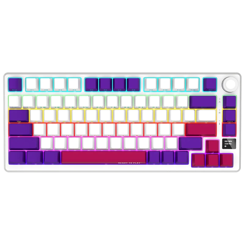 Lorgar Bežična Mehanička Gaming Tastatura 75%, RGB, Pro Bijela, EN raspored - image 1