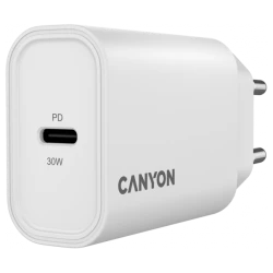 Canyon Punjač OnCharge 30CL Maksimalna Snaga 30W, 1xPD, EU, Bijeli - thumbnail 2