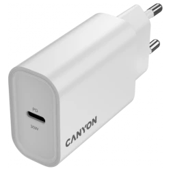 Canyon Punjač OnCharge 30CL Maksimalna Snaga 30W, 1xPD, EU, Bijeli - thumbnail 3