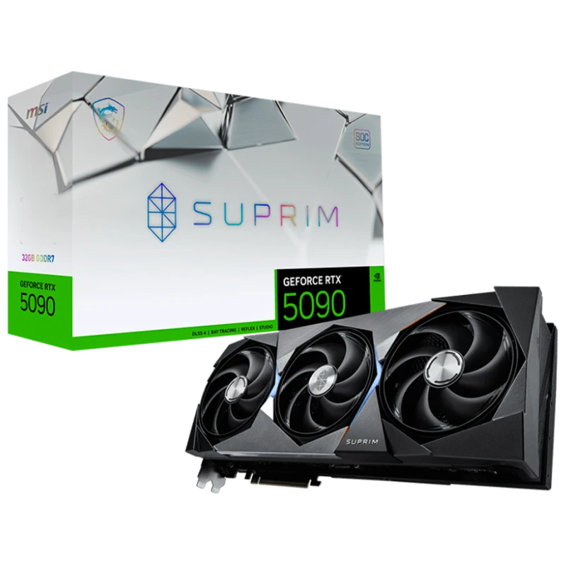 MSI Grafička kartica RTX 5090 SUPRIM SOC 32GB GDDR7, 512-bit, 2580 MHz - image 1