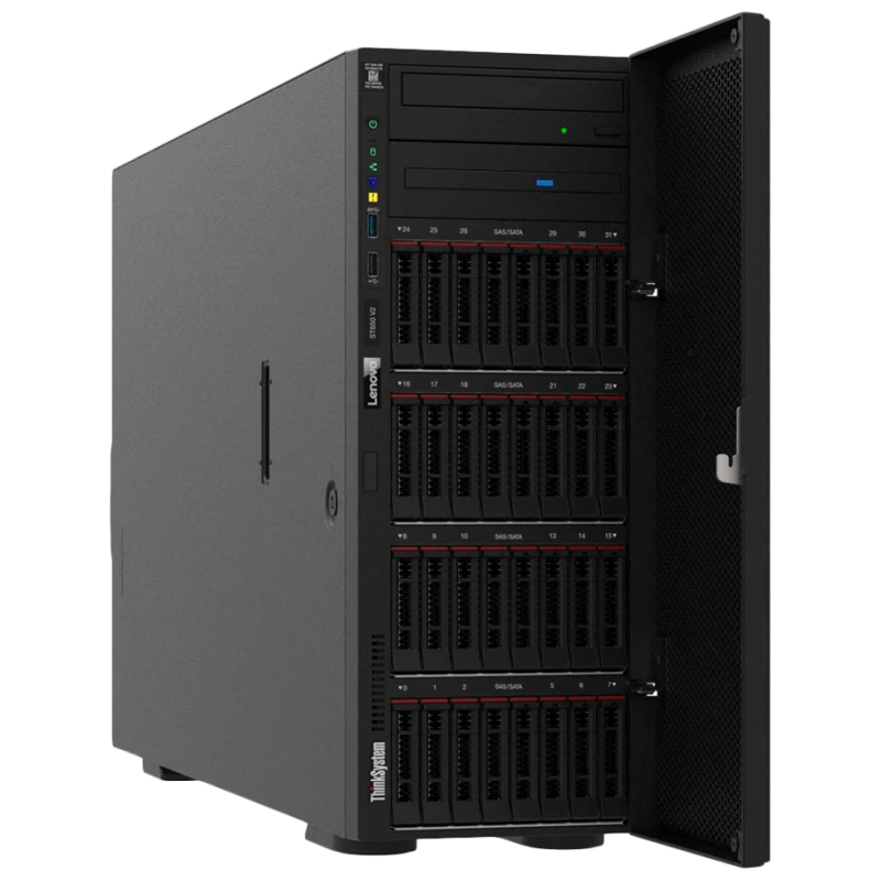 Lenovo ThinkSystem ST650 V2 Server – Intel Xeon 4310, 32GB RAM, Proširiva memorija, Pouzdane performanse - image 1