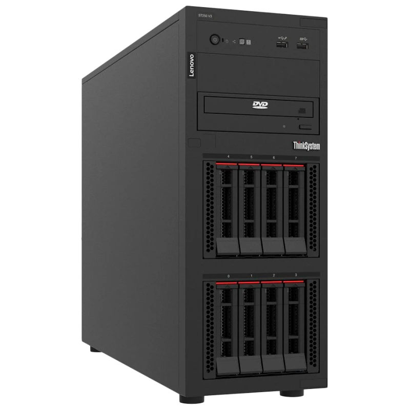 Lenovo ThinkSystem ST250 v3 Tower Server - Xeon E 2436, 32GB RAM, 8x 2.5" HS, 3 godine garancije - image 1