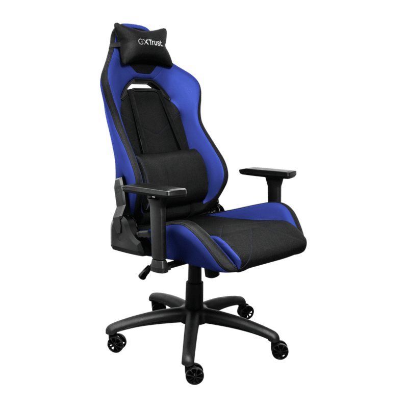 Trust GXT 714B gaming stolica RUYA, plava, udobna, podesiva ergonomska, eko materijal - image 1