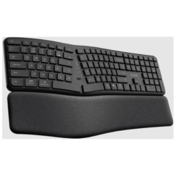 Trust Keyra ergo multiwireless tastatura, US layout,USB-C, USB-A, bluetooth - thumbnail 3