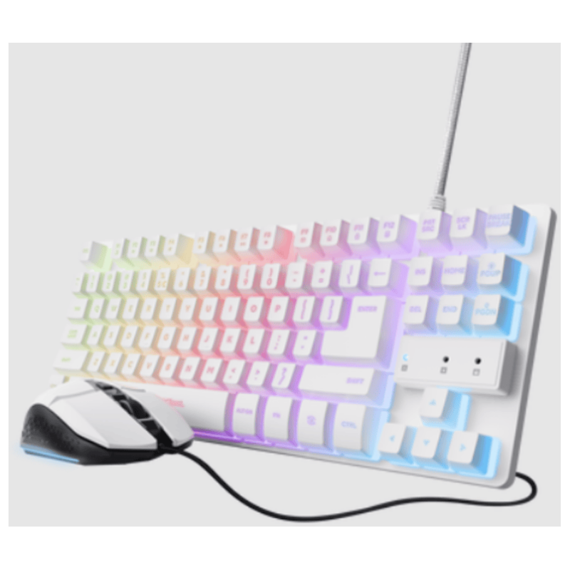 Trust GXT798 2-u-1 gaming set,bijeli - image 1