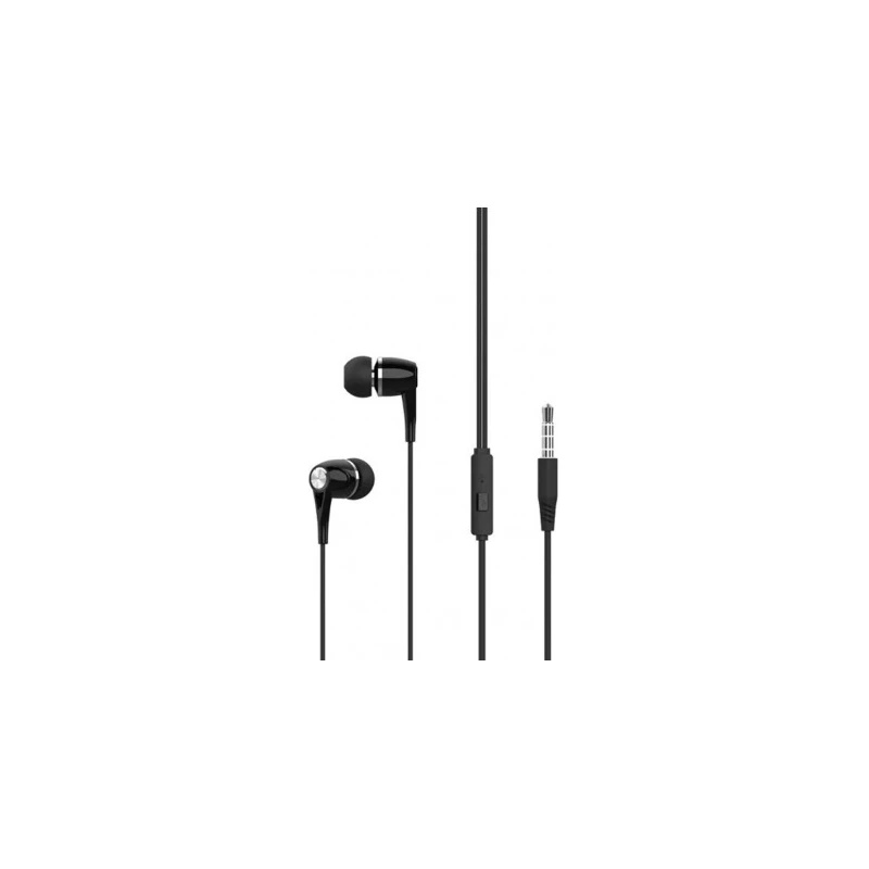 XO In-Ear Slušalice sa mikrofonom EP21 Black - image 1