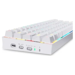 ReDragon Mehanička Gaming Tastatura Draconic Pro K530 RS - RGB, Bluetooth, 61 tipka, Prilagodljiva visina - thumbnail 3