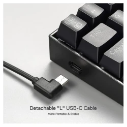 ReDragon Mehanička Gaming Tastatura Dragonborn K630 - Brown Switch, 61 taster, USB Type-C, Podesiva visina - thumbnail 3