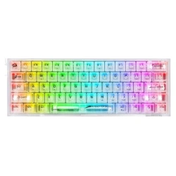 ReDragon Mehanička Gaming Tastatura Fizz K617 CT RGB Bijela - Red Switch, 61 tipka, RGB osvetljenje, izdržljivost 50 miliona klikova - thumbnail 1