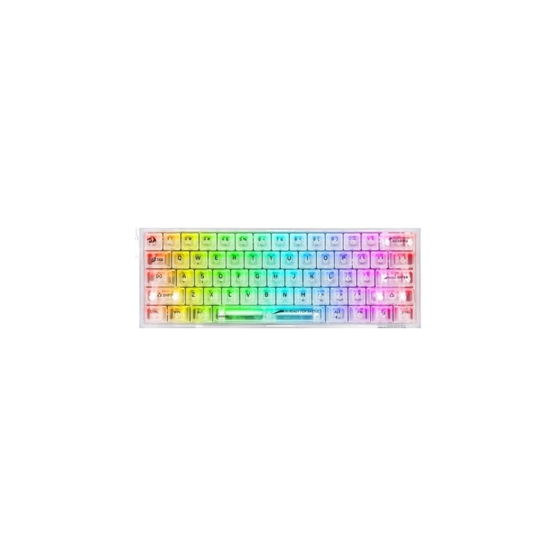ReDragon Mehanička Gaming Tastatura Fizz K617 CT RGB Bijela - Red Switch, 61 tipka, RGB osvetljenje, izdržljivost 50 miliona klikova - image 1