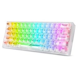 ReDragon Mehanička Gaming Tastatura Fizz K617 CT RGB Bijela - Red Switch, 61 tipka, RGB osvetljenje, izdržljivost 50 miliona klikova - thumbnail 3