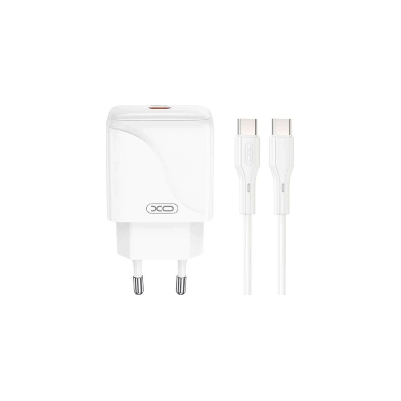 XO L141 20W Type-C Fast Charger + Type-C cable - image 1