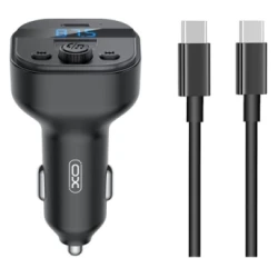 XO BCC18 FM Transmitter Bluetooth + Car charger + Type-C cable - thumbnail 1