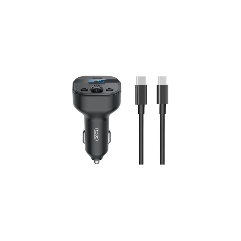 XO BCC18 FM Transmitter Bluetooth + Car charger + Type-C cable - image 1
