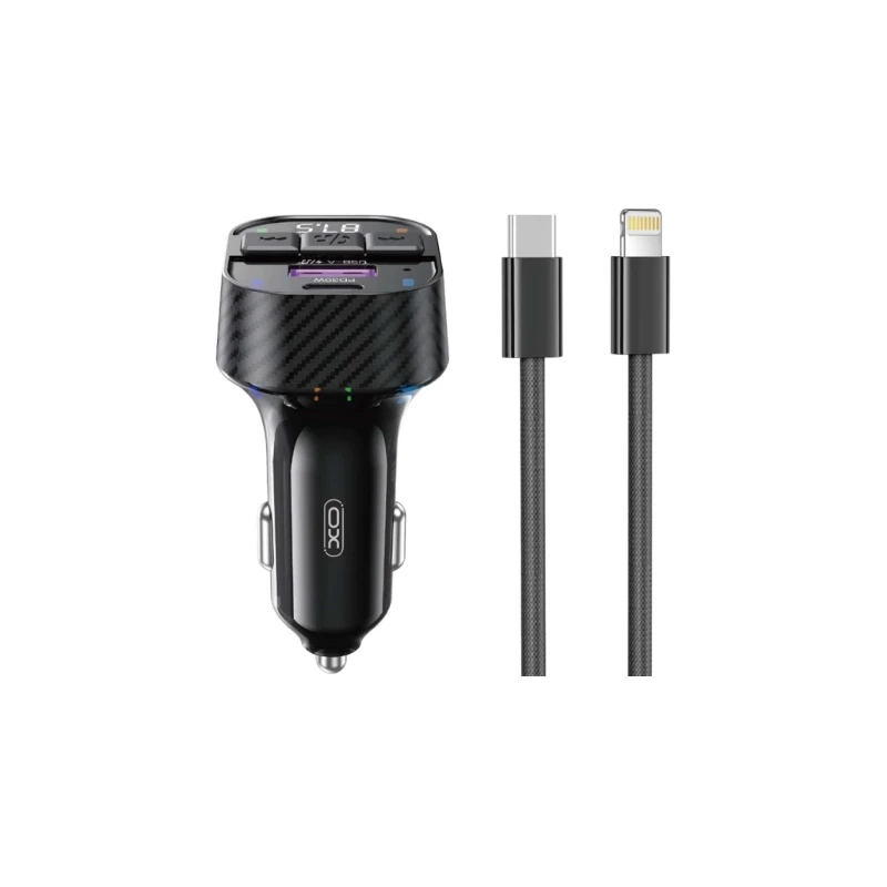 XO BCC17 FM Transmitter Bluetooth + Lightning Cable Q260A - image 1