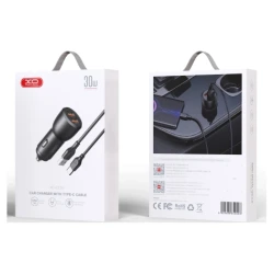 XO CC55 Car charger + Type-C Cable - thumbnail 2