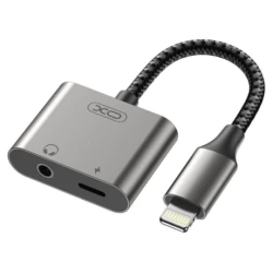 XO NB-R258B Adapter Lightning to Lightning + 3.5mm konektor - thumbnail 1