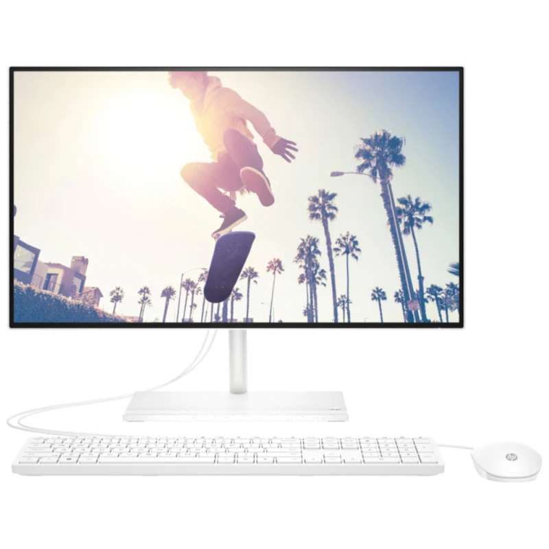 HP 24-cb1059ny All-in-One PC23,8" non touch,1215U,8Gb,512GB,FreeDOS,Bijeli, 3 godine garancije - image 1