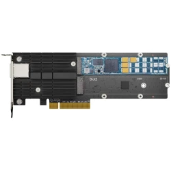 Synology M.2 SSD & 10GbE kombinovana kartica za ubrzanje performansi, PCIe Gen3 x8, podrška za dva M.2 NVMe, 10GbE RJ-45, kompatibilna sa Synology NAS - thumbnail 1