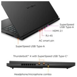 OMEN laptop 16-wf1007nn16,1FHD, Intel core i7-14700HX16GB DDR5, 512GB SSD, RTX 4070 8GB, RGB - thumbnail 4