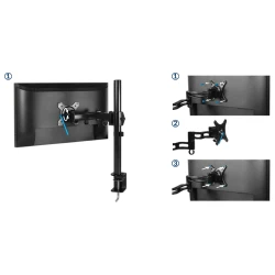 Arctic Z1 nosač za monitore, Basic single nosačDesk mount monitor arm - thumbnail 1