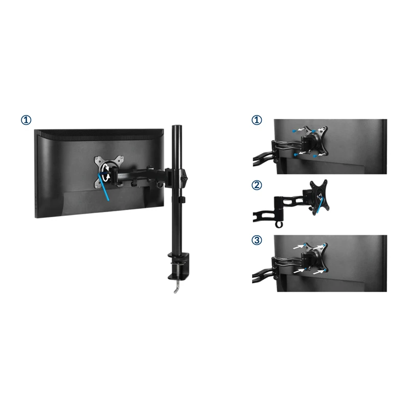 Arctic Z1 nosač za monitore, Basic single nosačDesk mount monitor arm - image 1
